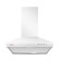 GEFEST hood at 11 K45, fireplace, 300 m3/h, 3 speeds, 50 cm, white