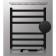Electric towel Indigo Oktava Slim 3, 600x500 mm, hidden installation, black