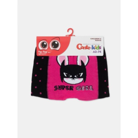 Pantyhose children's cotton Conte kids tip-top, height 80-86 cm, black color-4