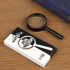 Classic magnifier 6x, d = 5cm, master K. Black