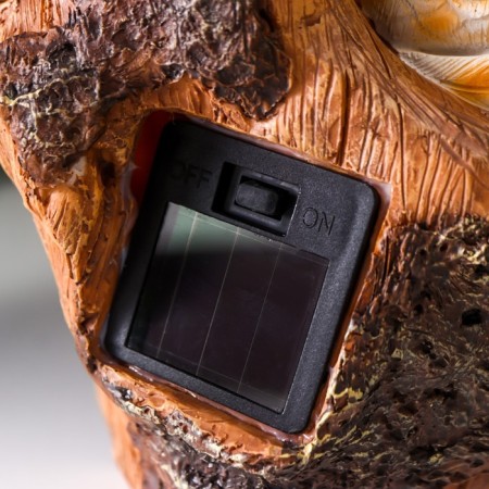 Souvenir Polystone Light "Little Filin in the hollow" from the solar battery 17x12.5x18 cm-5