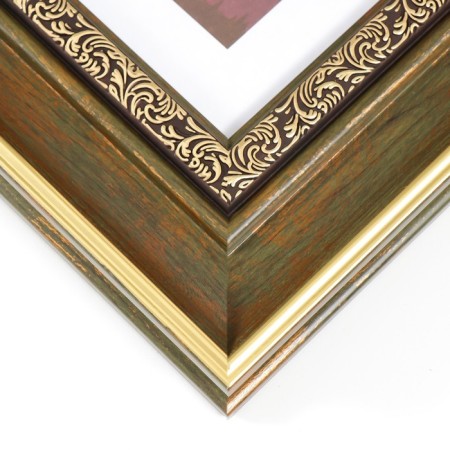 Photo frame plastic 15x21 cm "Monarch" Royal Green-2