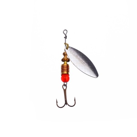 Spinning spinning Mepps Aglia Long 1, silver color