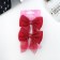 Hair clip "Marta" (set 2 pcs) shine, 7.5 cm, red