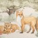 Set of Ethel Forest Landscape 40x40 cm - 4 pcs, 100% cotton, sarzha 190 g/m2