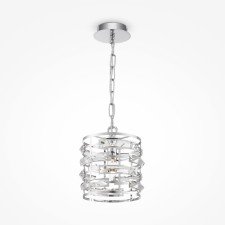 Светильник подвесной Maytoni MOD067PL-01CH, 1хE14, 60Вт, 20х20х72 см, цвет хром