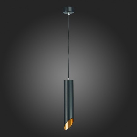 Suspension lamp ST LUCE. ST152.403.01. 1x50 W, GU10, 6x6x30 cm, black color-4