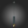 Suspension lamp ST LUCE. ST152.403.01. 1x50 W, GU10, 6x6x30 cm, black color