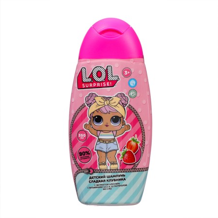 Hair shampoo "Careful mother" Sweet strawberries, 350 ml
