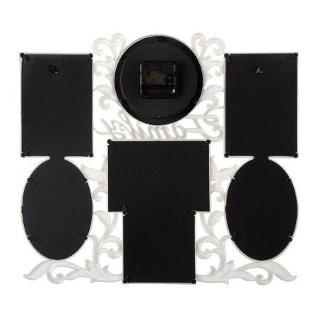 Wall watches with photo frames "Family", silent, 45 x 37 cm, D-11.5 cm, aa-2