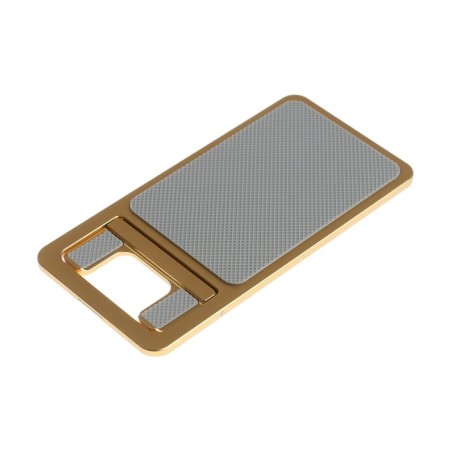 Phone stand, folding, metal, rubberized, yellow-5