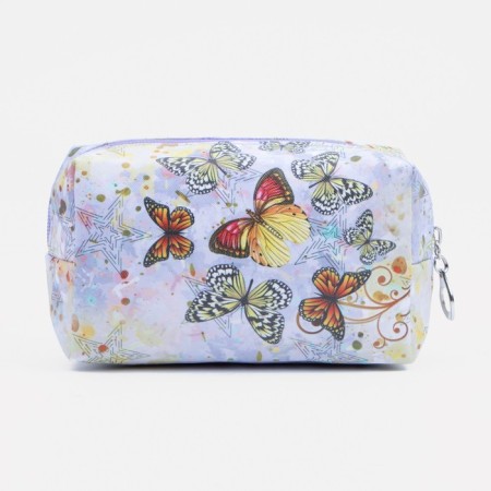 Lightning cosmetic bag, beige color-1
