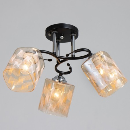 Arnella chandelier 3he27 40W Black 50x50x27 cm Bayerlux-1