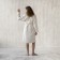 Tao robe, size l, cream color