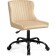 Computer chair Eddon Plastic/velor, black/beige 50x60x73 cm