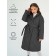 Stygoy coat for girls Pretty, height 140-146 cm, color graphite