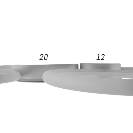 Luer with PDU 2036/4 LED 126W white 60x58x4.5 cm Bayerlux-5