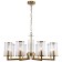 Suspended chandelier Vase 8XE14 40W, size 75x75x50-85 cm, bronze color