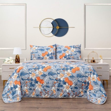 A set with a blanket duet Sofi de Marko "Massimo", size 230x250 cm, 150x220 cm - 2 pcs, 50x70 cm - 2 pcs