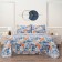 A set with a blanket duet Sofi de Marko "Massimo", size 230x250 cm, 150x220 cm - 2 pcs, 50x70 cm - 2 pcs