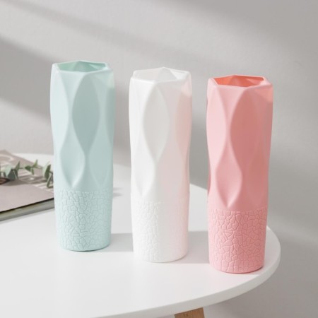 Flower Vase 7 × 7 × 21 cm, 600 ml, color mix-9