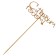 Topper "Happy New Year!", Gold, in a bag with a suspension, 12 × 4.5cm give beautifully