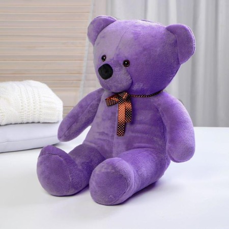 Soft toy "Bear", 65 cm, purple color, mix-4