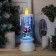 LED figure "Candle with Santa Claus" 10 × 26 × 10 cm, plastic, sparkles, AAX3 batteries (not complete), glow RGB