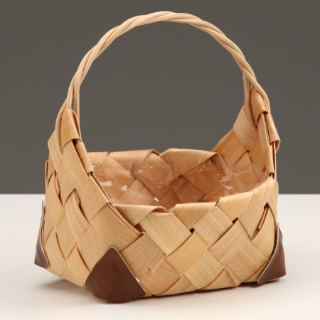 Wicker basket), 16 x 12.5 x 7 x 11.5/16.5 cm, sequoia