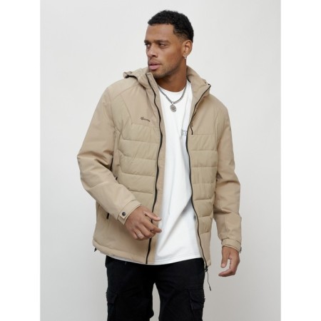 Male spring jacket, size 52, beige color-7