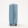 Middle suitcase 24 ", lightning department, code castle, 4 wheels, blue color