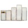 Carty clock, modular "white swan", silent, 80 x 140 cm