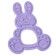 Silicon “Bunny” teether, mix color, button