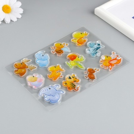 Stamp for creativity Silicon "Funny Animals" 11x16cm-1