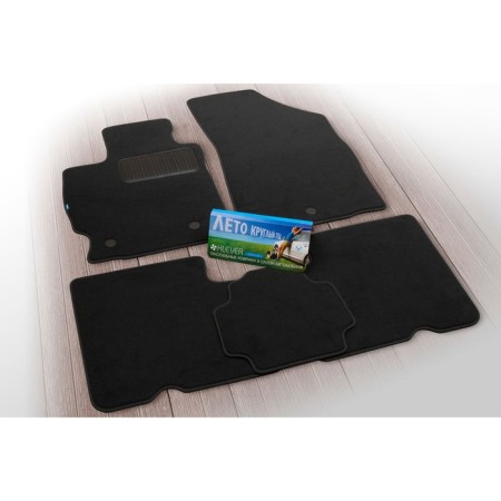 Rugs in the cabin Klever Premium Lada Vesta 2015-, Sed., 5 pcs. (textile)-5