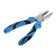 Plask -hugs combined tundra, steel 45, nickelized, 2k handles, 180 mm