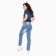 Women's jeans, blue color, size 44-46 (29)