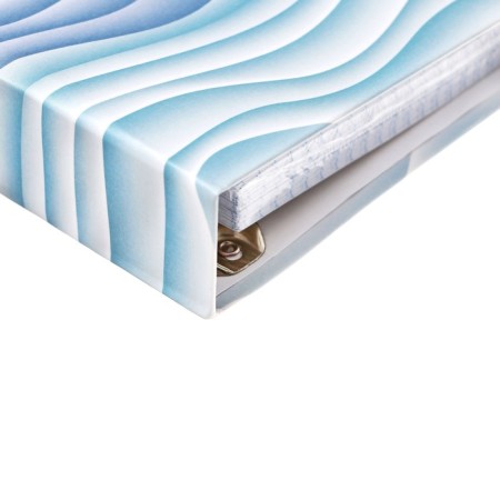 Notebook on 4 rings A5, 160 sheets in the "MIST" cage, cardboard cover, matte lamination-2