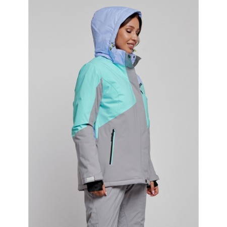 Ski jacket female, size 48, purple color-4