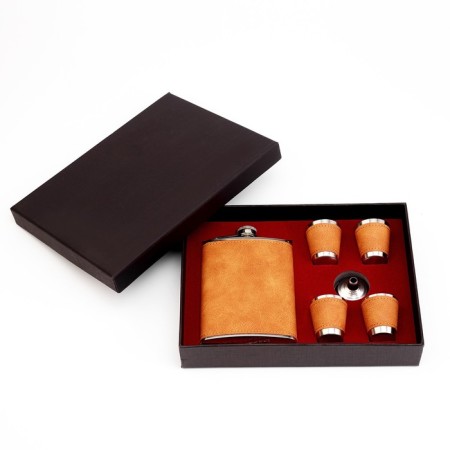 Gift set 6 in 1: Flaw 240 ml, 4 piles of 30 ml, funnel