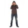 Male hoodies, size 56, brown color