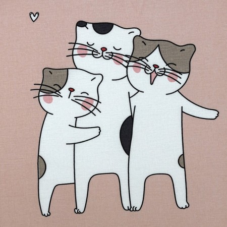 Pillowcase "Best Friends", size 50x70 cm-2