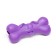 Chewing toy "bone with a smile", tpr, 9 cm, purple