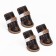 Modnik boots, set 4 pcs, 4 size (5.3 x 4 cm), brown