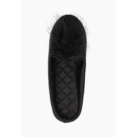 Slippers # 11 women, size 35.5, black color-2