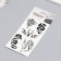 Transfer Tattoo "Dragons" Black, 9x21