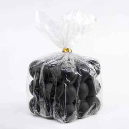Figure candle "Babb cube", 6 cm, black-1