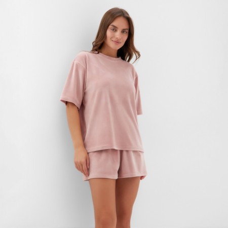 Women's costume (T -shirt and shorts) KAFTAN PLUSHY p. 52-54, pink-5