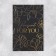 Congratulatory card "For You", black craft, 10 x 15 cm