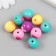 Beads Plastic "Ball with heart" Gloss Mix d = 1.6 cm set 20 g
